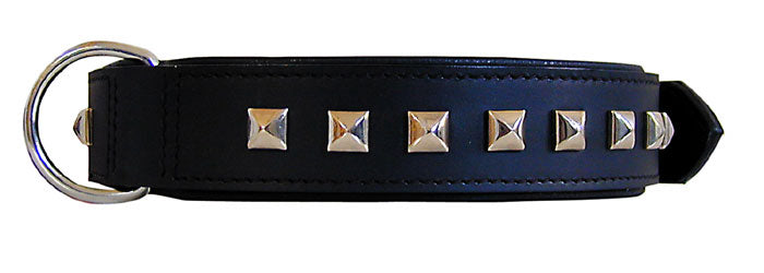WOUAPY LEATHER COLLER WITH NAILS