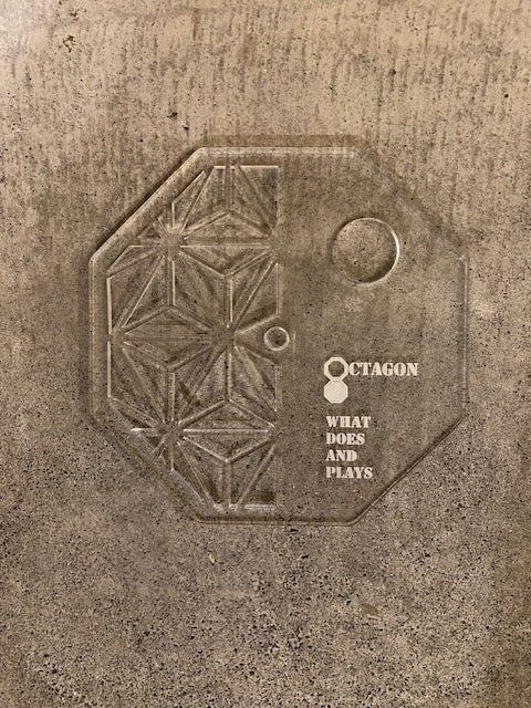 OCTAGON FLAT PLATE for 2WAY STAND(径11mm用,柄あり)