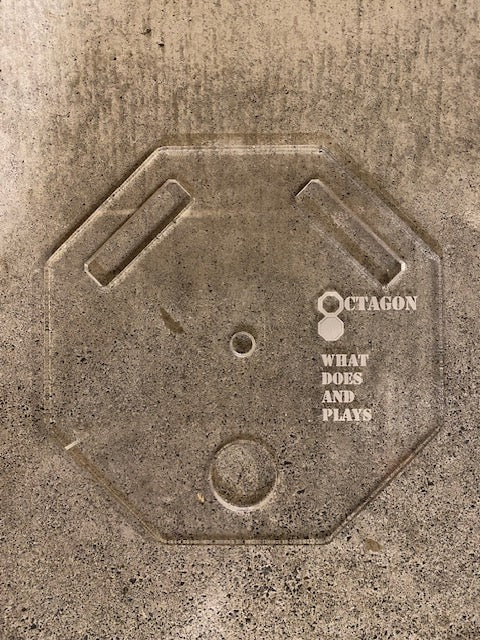OCTAGON FLAT PLATE for 2WAY STAND(径11mm用)