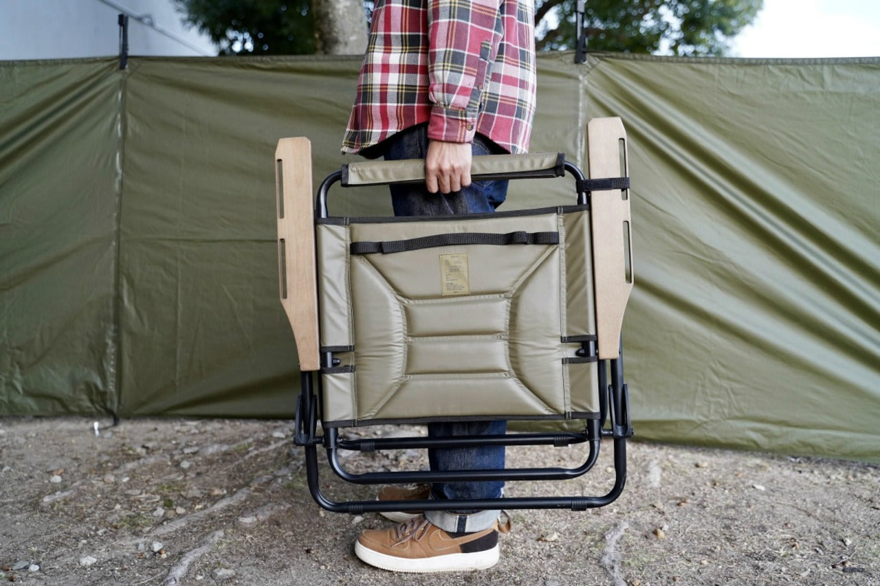 AS2OV HIGH BACK RECLINING LOW ROVER CHAIR BLACK アッソブ  ハイバックローバーチェア ブラック