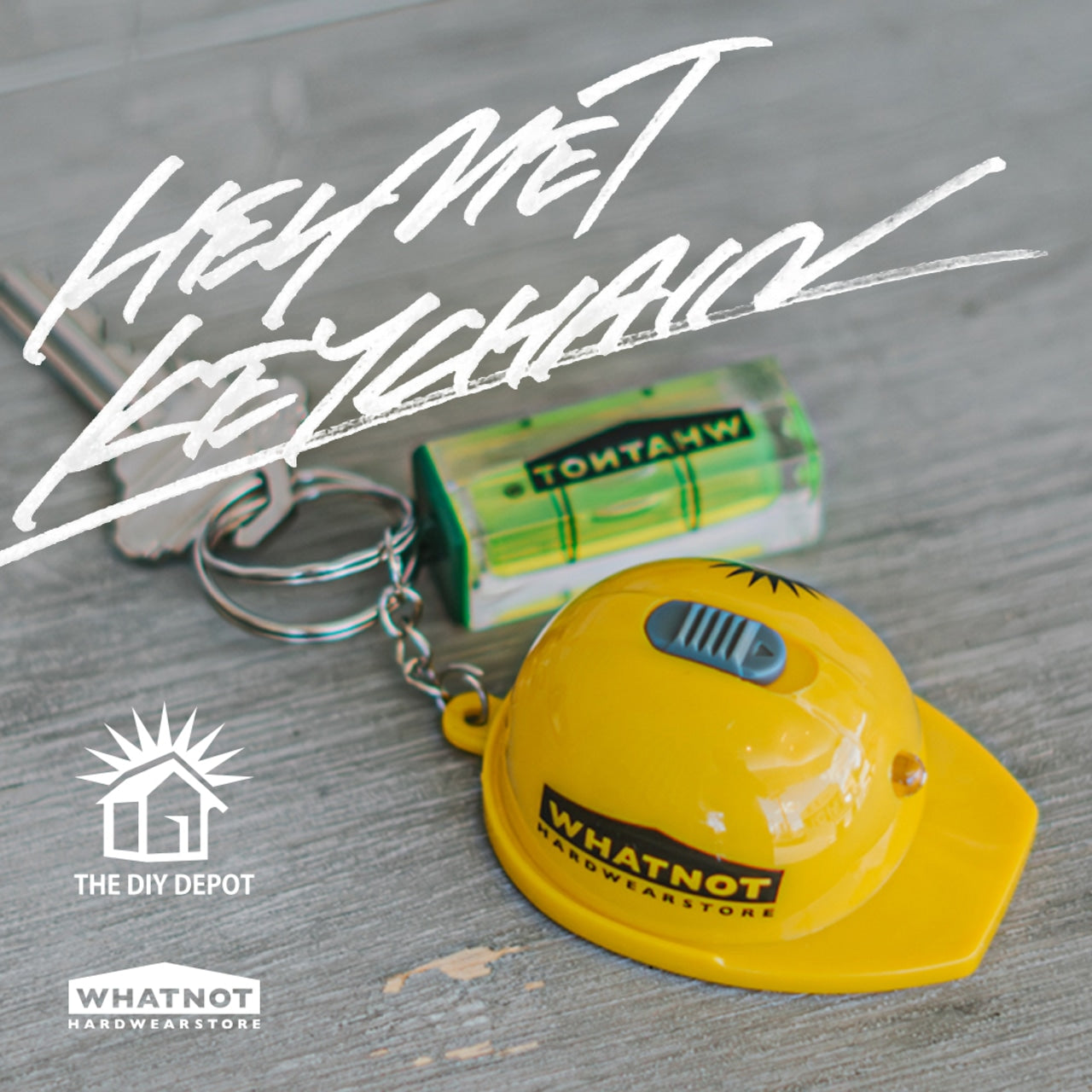 WHATNOT×THE DIY DEPOT／ヘルメットキーホルダー｜HELMET KEYCHAIN